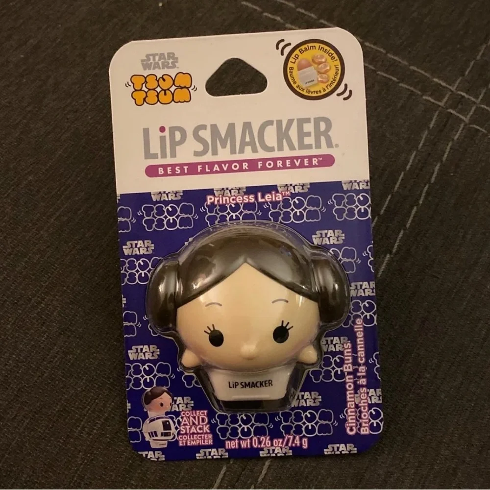 🥰🥰Disney Tsum Tsum Star Wars Princess Leia Lip Smacker 🥰🥰